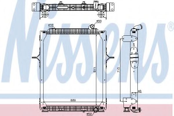 Imagine Radiator, racire motor NISSENS 67206