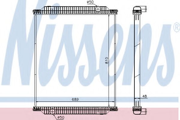 Imagine Radiator, racire motor NISSENS 67218