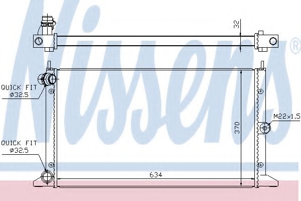 Imagine Radiator, racire motor NISSENS 67304