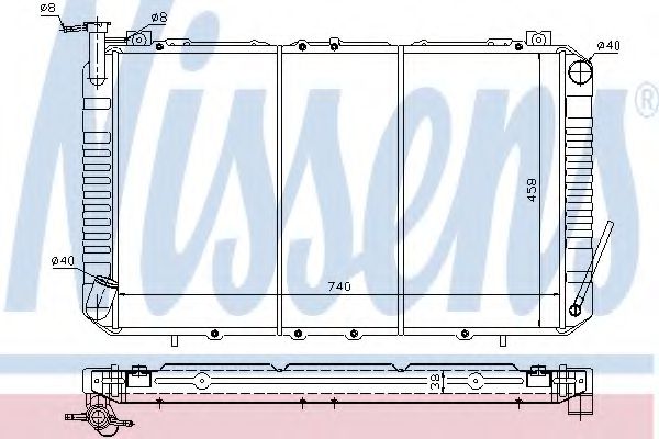 Imagine Radiator, racire motor NISSENS 67327