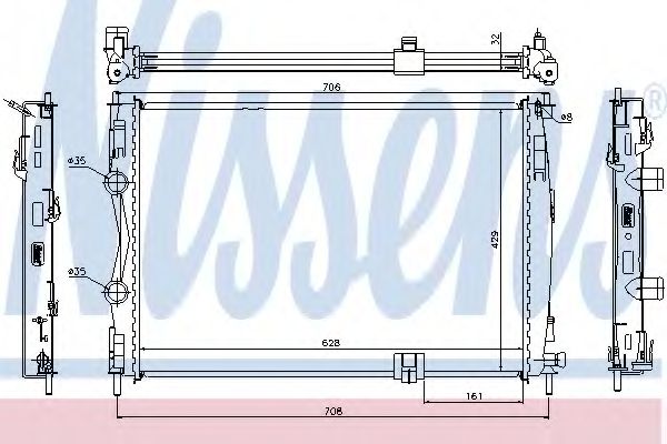 Imagine Radiator, racire motor NISSENS 67361