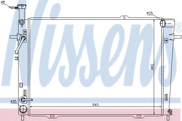 Imagine Radiator, racire motor NISSENS 67479