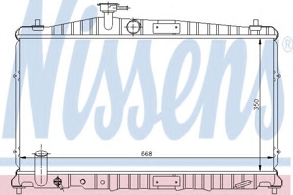 Imagine Radiator, racire motor NISSENS 68100