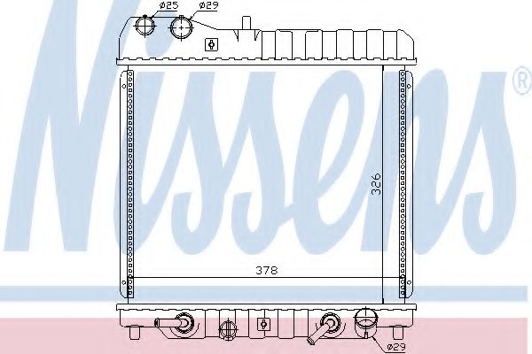 Imagine Radiator, racire motor NISSENS 68111