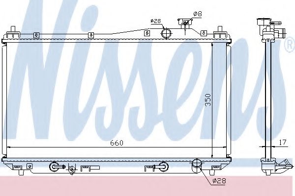 Imagine Radiator, racire motor NISSENS 68115