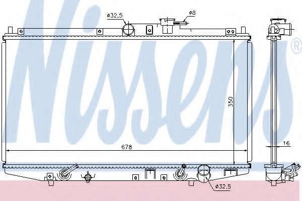 Imagine Radiator, racire motor NISSENS 68117