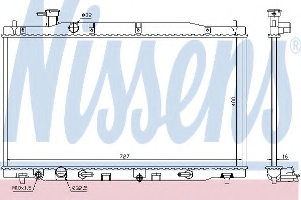 Imagine Radiator, racire motor NISSENS 68139