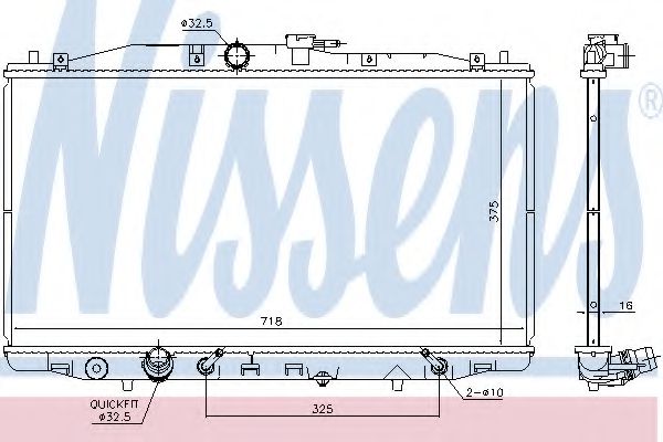 Imagine Radiator, racire motor NISSENS 68152