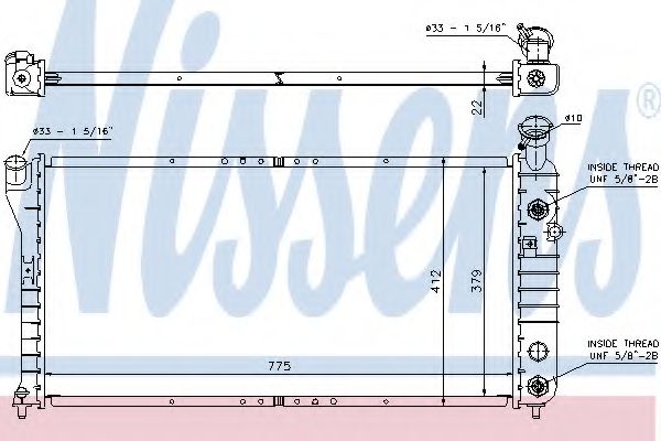 Imagine Radiator, racire motor NISSENS 691051