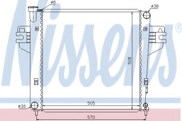 Imagine Radiator, racire motor NISSENS 69212