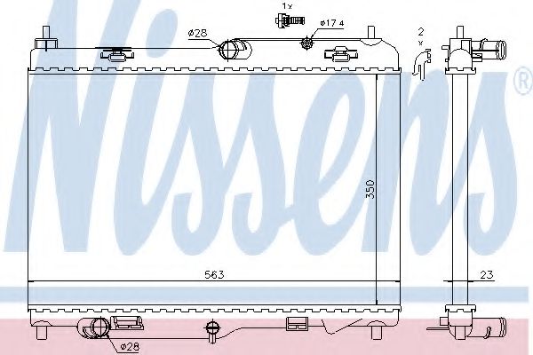 Imagine Radiator, racire motor NISSENS 69233