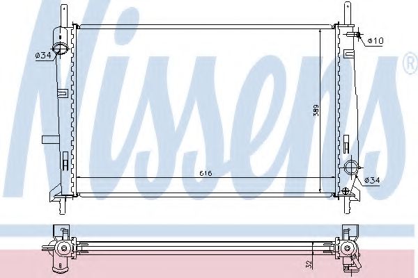 Imagine Radiator, racire motor NISSENS 69251