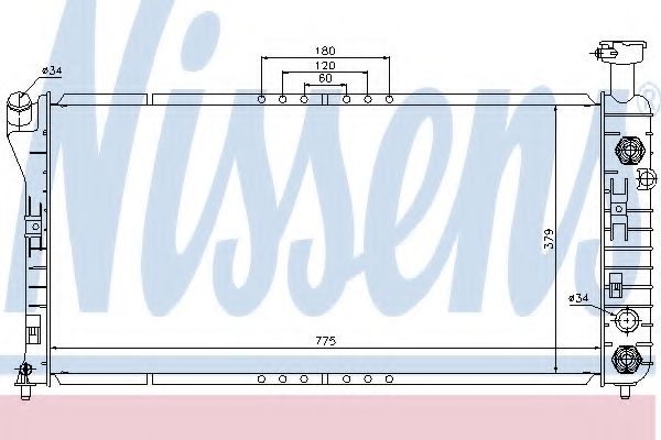 Imagine Radiator, racire motor NISSENS 69457
