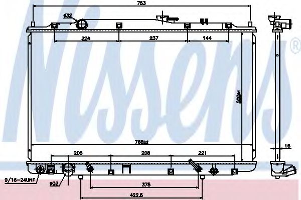 Imagine Radiator, racire motor NISSENS 69482