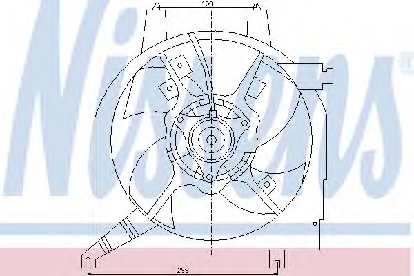 Imagine Ventilator, radiator NISSENS 85218