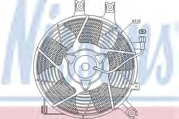 Ventilator,aer conditionat NISSENS 85384
