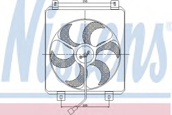 Imagine ventilator,aer conditionat NISSENS 85448