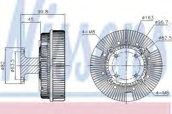 Imagine Cupla, ventilator radiator NISSENS 86054