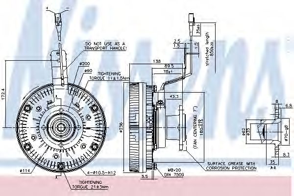 Imagine Cupla, ventilator radiator NISSENS 86079