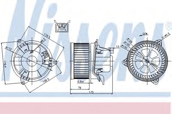 Imagine Ventilator, habitaclu NISSENS 87027