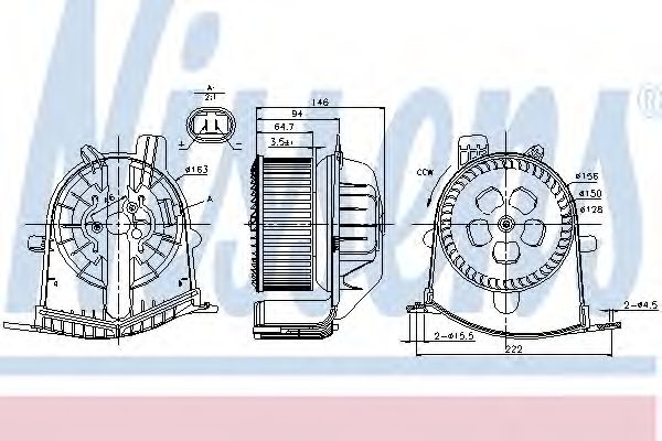 Imagine Ventilator, habitaclu NISSENS 87038