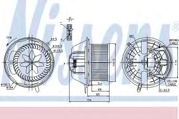 Imagine Ventilator, habitaclu NISSENS 87062