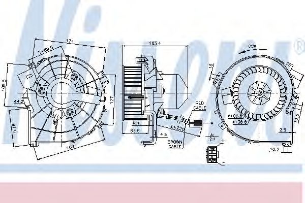 Imagine Ventilator, habitaclu NISSENS 87080