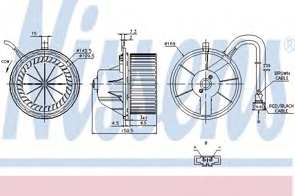 Imagine Ventilator, habitaclu NISSENS 87155