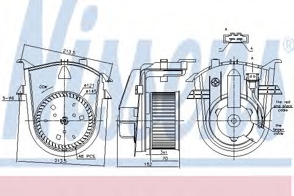 Imagine Ventilator, habitaclu NISSENS 87176