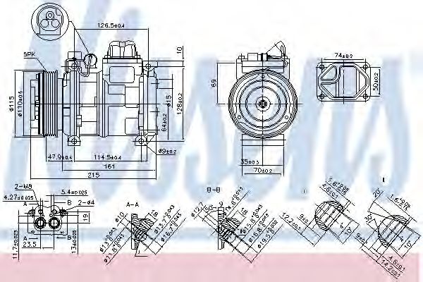 Imagine Compresor, climatizare NISSENS 890093