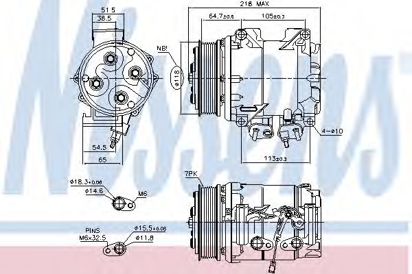 Imagine Compresor, climatizare NISSENS 890128