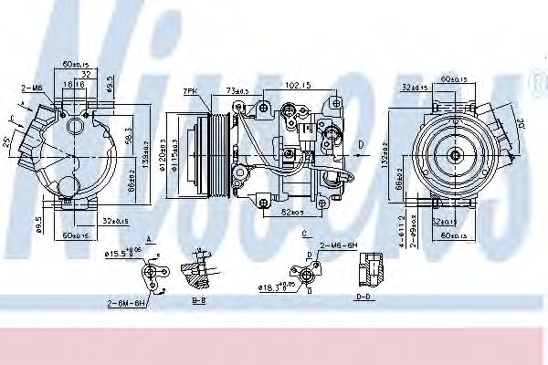 Imagine Compresor, climatizare NISSENS 890141