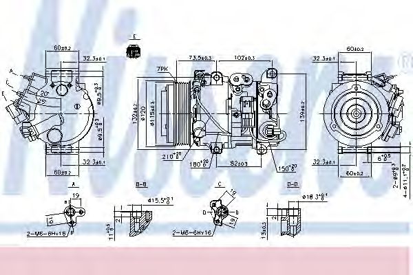 Imagine Compresor, climatizare NISSENS 890158