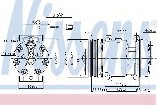 Imagine Compresor, climatizare NISSENS 89079