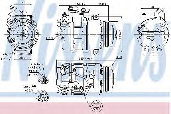 Imagine Compresor, climatizare NISSENS 89116