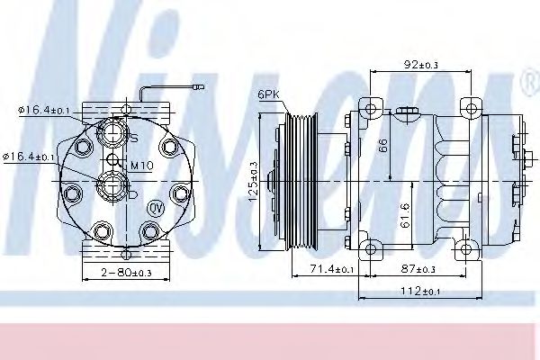 Imagine Compresor, climatizare NISSENS 89129