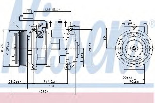 Imagine Compresor, climatizare NISSENS 89132