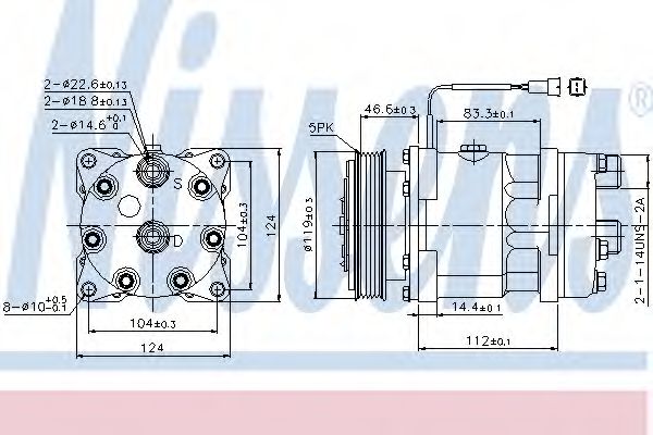 Imagine Compresor, climatizare NISSENS 89171