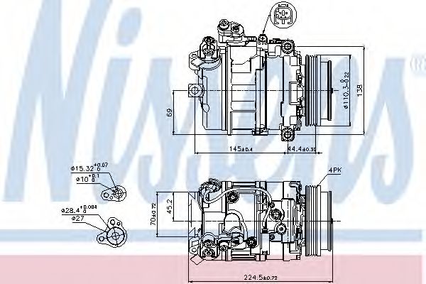 Imagine Compresor, climatizare NISSENS 89199