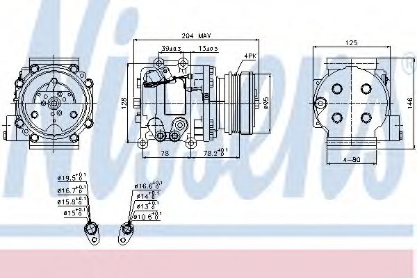 Compresor, climatizare NISSENS 89229