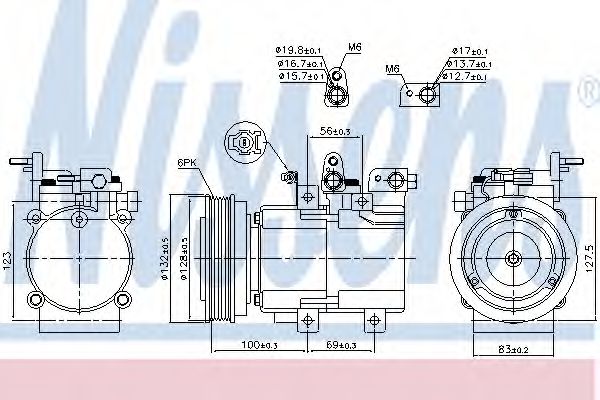 Imagine Compresor, climatizare NISSENS 89238