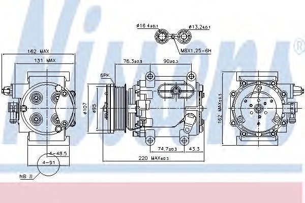 Imagine Compresor, climatizare NISSENS 89239