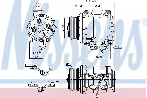 Imagine Compresor, climatizare NISSENS 89242