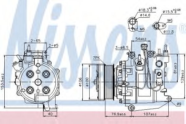 Imagine Compresor, climatizare NISSENS 89247