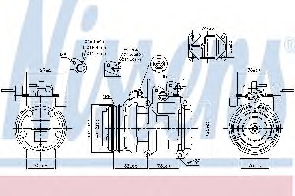 Imagine Compresor, climatizare NISSENS 89271