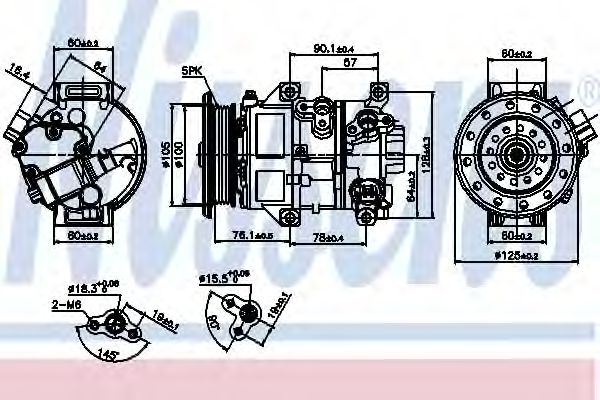 Imagine Compresor, climatizare NISSENS 89309