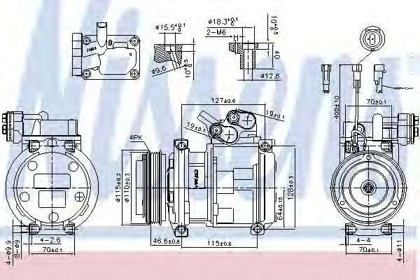 Imagine Compresor, climatizare NISSENS 89329