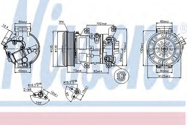 Imagine Compresor, climatizare NISSENS 89337