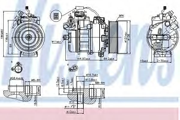 Imagine Compresor, climatizare NISSENS 89371