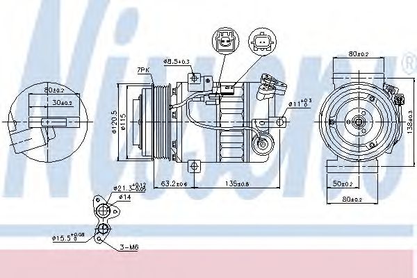 Imagine Compresor, climatizare NISSENS 89392